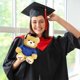thumbnail image 1 of Osito de doctor con birrete de graduación, peluche, muñeco de graduación, muñeco de tela, regalo de graduación, muñeco de peluche, 1 of 7