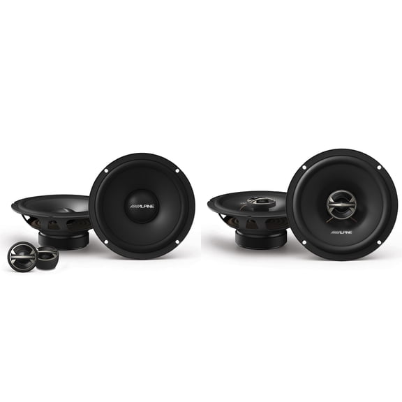 Alpine EL-E65C-G 6.5" Component & EL-E65-G Coaxial Speaker Set