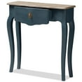 thumbnail image 3 of Baxton Studio Mazarine Classic and Provincial Blue Spruce Finished Console Table, 3 of 11