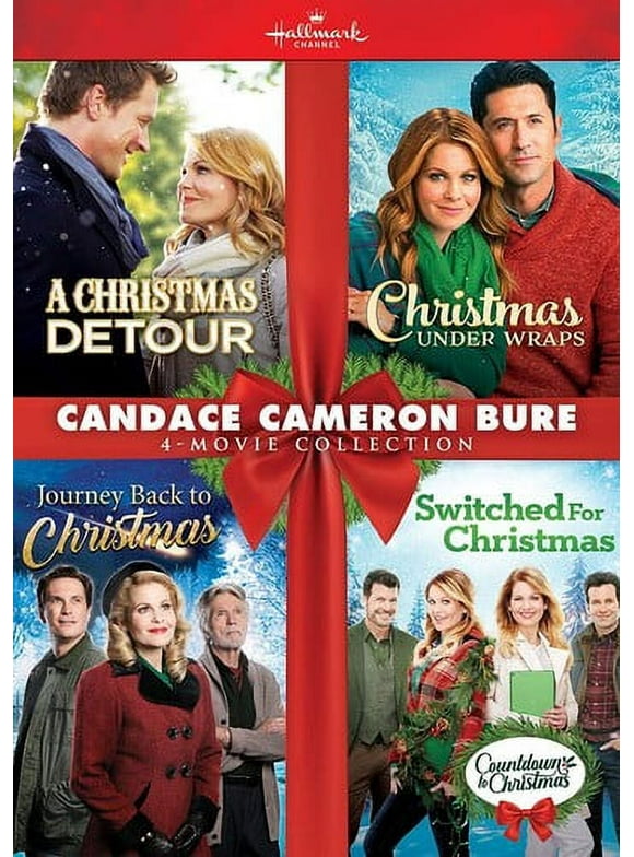 A Christmas Detour / Christmas Under Wraps / Journey Back to Christmas / Switched for Christmas (Candace Cameron Bure 4-Movie Collection) (DVD), Hallmark, Drama