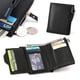 thumbnail image 3 of Cartera para hombre Slim Fit Cartera minimalista de cuero para hombre Bolsillo frontal Doble pliegue Libro de viaje MFZFUKR BST3061091-2, 3 of 5
