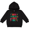 thumbnail image 2 of Inktastic My Godmother Loves Me Girls Toddler Hoodie, 2 of 4