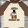 thumbnail image 4 of Inktastic Happy Groundhog Day February Boys or Girls Long Sleeve Baby Bodysuit, 4 of 5