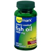Sunmark Fish Oil Softgels, 1000 mg, 60 Count