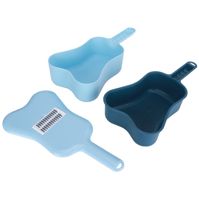 Shredder, Anti-rust Food Grater Safe And Non- Vegetable Grater For Home Restaurant Light Blue