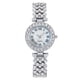 thumbnail image 5 of Reloj de mujer con patrón romano y diamantes, reloj de cuarzo, pulsera, reloj de mujer, 5 of 6
