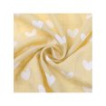 thumbnail image 4 of INSPIRE CHIC Women's Heart Printed Cotton Linen Scarves, Cute Retro Lace Trim Square Headscarf Neckerchief 23.6x23.6" Yellow, 4 of 6