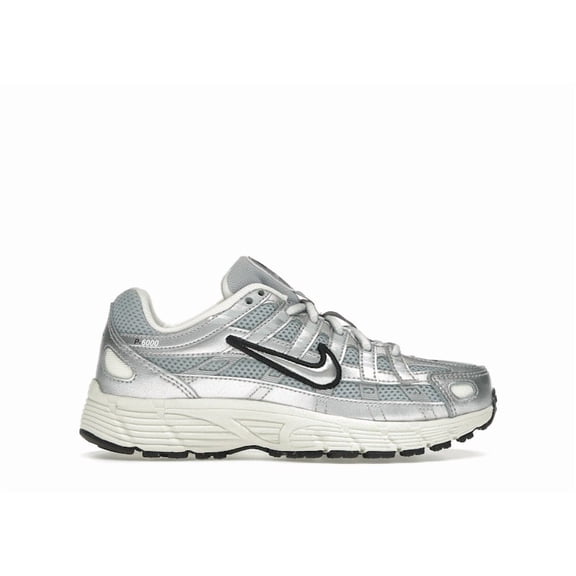 Nike Kid's P-6000 Metallic Silver Black Shoes, from StockX