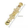 thumbnail image 6 of K-KED Pearl Chain Sweater Clip Ring Chain Cardigan Clip Waist Clasp Cape Brooch Pin-14, 6 of 9