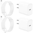 thumbnail image 1 of [Cargador] Cargador USB C Linocell de 20 W para iPhone 17 con cable de 6 pies, 1 of 9