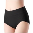 thumbnail image 5 of Kmdttou Womens Underwear Breathable Wicking Ladies Comfortable Solid Color Large Size Abdominal Panties Hight Waiste Underpants (Regular & Plus Size), 5 of 7