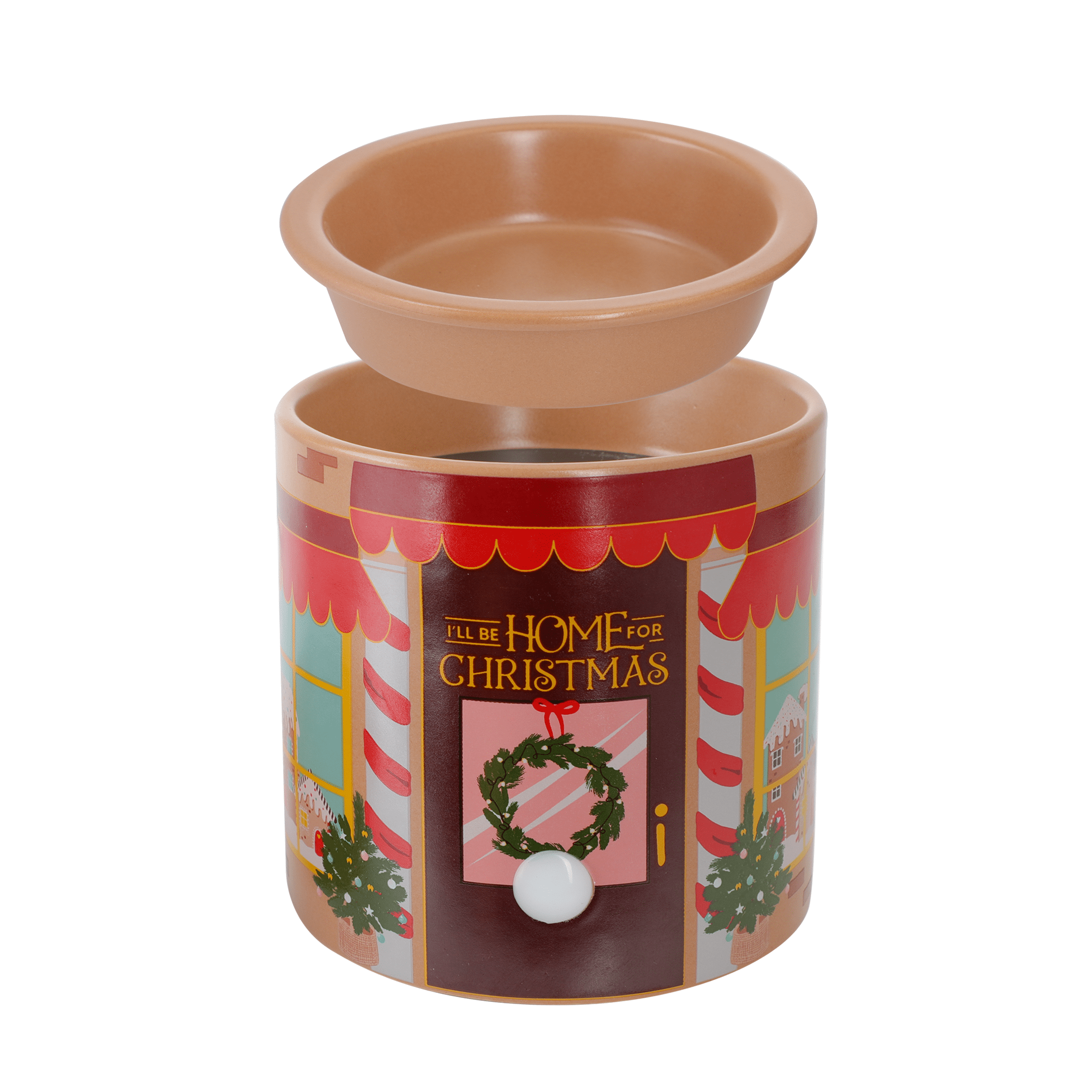 Mainstays Window Scene Full Size Ceramic Fragrance Wax Melt Warmer