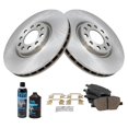 thumbnail image 2 of TRQ Front Ceramic Brake Pad & Rotor Kit w/Chemicals for 500X Compass Renegade BKA15388 Fits select: 2018-2021 JEEP COMPASS, 2015-2020 JEEP RENEGADE, 2 of 5
