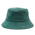 thumbnail image 4 of CoCopeanut Blank Corduroy Bucket Hat for Women Autumn Winter Plain Men Panama Outdoor Hiking Beach Fishing Cap Sunscreen Female Sun hat Bob, 4 of 6
