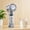 Black, variant on Ohmyroo Transparent Mecha Handheld Fan with Semiconductor Chilling Chip 199 speeds USB Rechargeable for travel