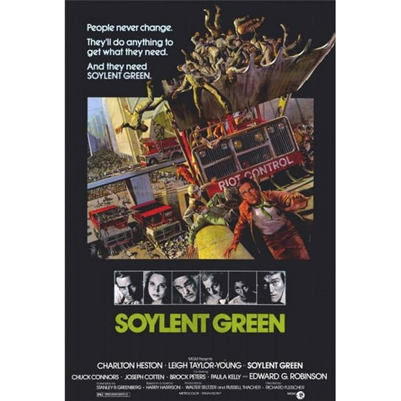 Pop Culture Graphics MOVIF1325 Soylent Green Movie Poster Print, 27 x 40
