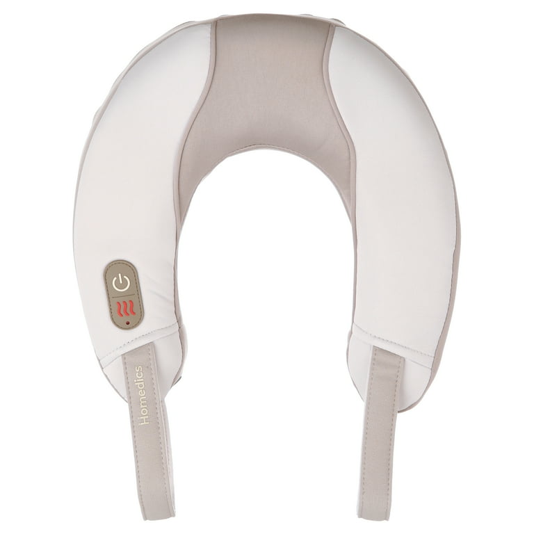 HoMedics Pro Therapy Vibration Neck Massager With Soothing Heat and  Vibration, Two Speeds,NMSQ-217HJ-TN, Tan