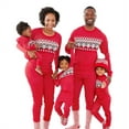 thumbnail image 1 of Pyjamas de Vacances Assortis de Noël pour la Famille Ensemble à Manches Longues Imprimé Mignon, 1 of 3