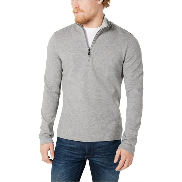 Michael Kors Pique Pullover Sweater para Hombre Gris X Large Michael Kors Pull over Walmart en linea
