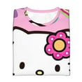 thumbnail image 4 of Hello Kitty T Shirts For Girls Boys, 3d Print Cartoon Graphics T Shirt, Youth Crewneck T-Shirt, Unisex Short Sleeve Top Tees Age 4-16 Years, 4 of 7