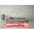 thumbnail image 3 of Ahgly Company Indoor Rectangle Abstract Red Modern Area Rugs, 4' x 6', 3 of 4