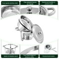 thumbnail image 6 of PRIJESSE 10 Pack Chafing Dish Rectangular 8QT 1/3 Pan×4+Round 5QT×4+Half Pan×2 Chafers Stainless Steel Catering Buffet Warmer Set for Parties,Events,Wedding,Dinner, 6 of 9
