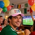 thumbnail image 4 of USA CAN MEX 2026 Host Soccer Cap - Washed Cotton Adjustable Hat For Men Women Sports Fans, 4 of 5