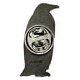 thumbnail image 3 of PinMart's Black and White Emperor Penguin Wild Animal Trendy Enamel Lapel Pin, 3 of 3