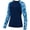 Dark Blue/Watercolor Leaves, variant on BASSDASH Women’s UPF 50 UV Sun Protection T-Shirt Long Sleeve Fishing Hiking Performance Shirts