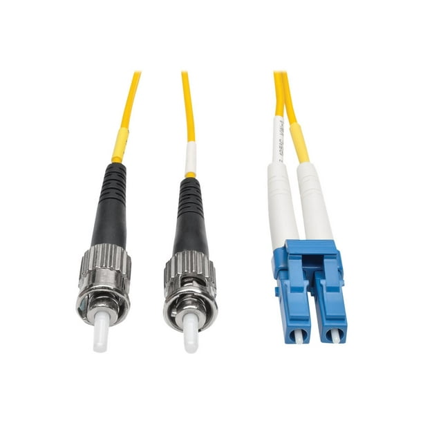 Eaton Tripp Lite Series 10 M Duplex (M) 125 ST) (LC/ Singlemode 9/ Fiber Patch Cable 10M (33 Ft.) - Câble de Raccordement - LC Monomo à ST Monomode (M) - - Fibre Optique - Duplex - 9 / 125 Microns - Jaune