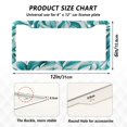 thumbnail image 4 of 2-Pack Aluminum License Plate Frame with 2 Holes for GM License Plate Cover with Free Screws Light Green Leaves, 4 of 8