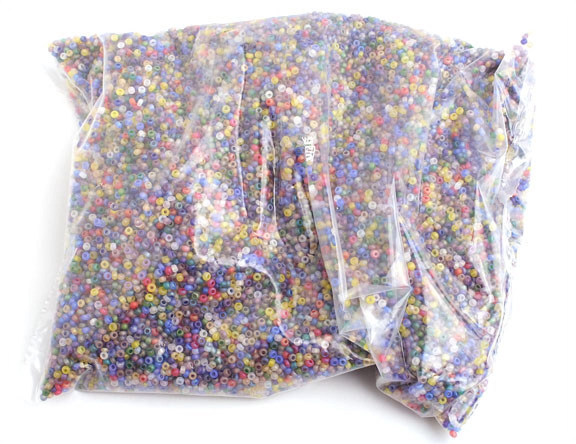 John Bead Czech Seed Beads 10/0 OP Multi Matt Iris