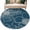 Teal Blue, variant on Round Rugs 7Ft, Blue Flowers Round Area Rug Washable Indoor Throw Carpet, Spring Floral Botanical Modern Art Large Non Slip Circle Rug for Dining Room Playroom Home Decor Aesthetic