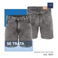 thumbnail image 3 of Bermuda de mezclilla para hombre corte moderno stretch cómoda y ligera ideal para uso diario verano o salidas casuales con diseño versátil combinable con todo CHB Chili Beans talla 43, 3 of 5
