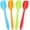 Multi-color, variant on Set of 4 Non-Stick Flexible Scrapers,8x1.6In/20.5x4cm Heat Resistant Silicone Spatulas for Mixing,Multi-color Nonstick Cookware Set for Home