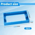 thumbnail image 7 of 6 Pcs 1/2inch Single Gang Receptacle Outlet Box Extenders, with Screws, Electrical Outlet Extender for Electrical Box, 7 of 7