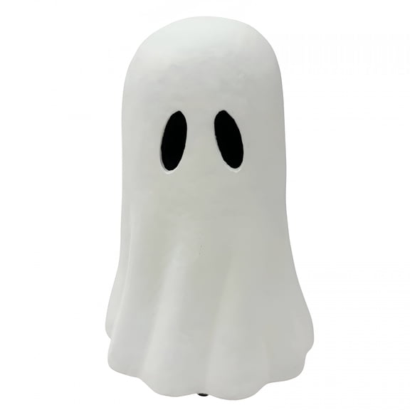 XIBUFE Paper Mache Ghost Tabletop Decoration,for Desk,Shelf,Mantel,Party,White,4",Halloween Desktop Decoration