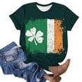 thumbnail image 7 of Ruimatai Women's Casual St. Patrick's Day Graphic T-Shirt, Short Sleeve Crew Neck Comfortable Loose Fit Top for Everyday Wear, 7 of 7