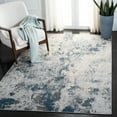 thumbnail image 2 of SAFAVIEH Lagoon Mia Diamond Area Rug, Grey/Turquoise, 4'5" x 6'5", 2 of 7