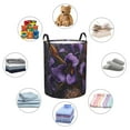 thumbnail image 7 of Cauagu Ornate Purple Floral Vase for Laundry Basket,Collapsible Organizer Basket for Storage Bin Toy Bins Gift Baskets Bedroom Clothes Children Nursery Hamper -Small, 7 of 7