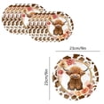 thumbnail image 3 of BAOPAI Disposable Paper Plates Vintage Floral Design Party Dinner Plates 10 Pack For Birthday Celebration Farmhouse Theme, 3 of 6
