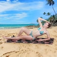 thumbnail image 5 of Coolnut Beach Towels Cartoon Mushrooms Camping Towels Forest Sand Free Beach Towel, 30"x60" Large Beach Towels Quick Dry Bath Travel Towels Pool Yoga Beach Mat for Men Women, 5 of 6