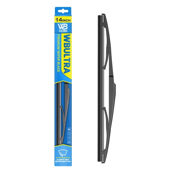 WBULTRA Rear Windshield Wiper Blade 14 Inch Replacement for Ford Edge 2007-2014 Mazda 3 2004-2009 Nissan Quest 2004-2009 Back Window Wiper blades