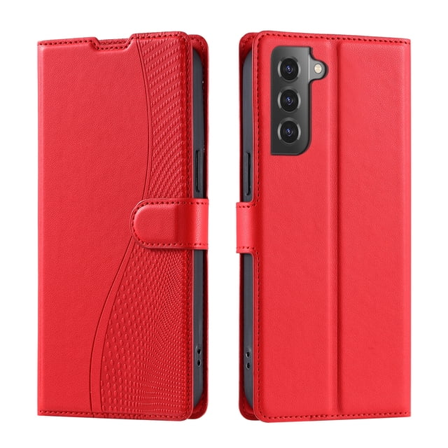 Samsung Galaxy S22 Plus 5G Étui, Portefeuille en Cuir Pu Couverture Rabattable Support Magnétique