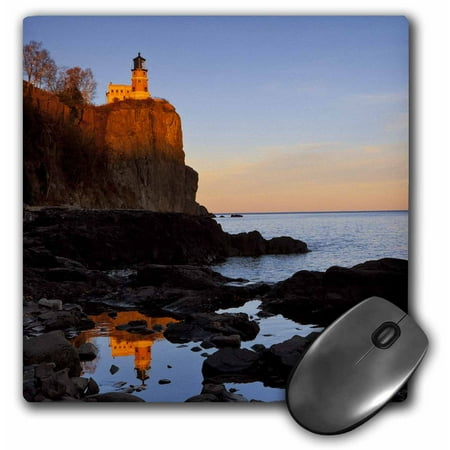 3dRose Split Rock Lighthouse, Two Harbors, Minnesota - US24 CHA0071 - Chuck Haney, Mouse Pad, 8 by 8 inches