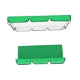 thumbnail image 5 of Patio Swing Canopy Replacement, 3 Seater Garden Swing Seat Canopy Cover for Indoor Outdoor Canopy Furniture Green, 5 of 8