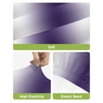 thumbnail image 4 of Gray Purple Bar Stool Covers Set of 4, Modern Gradient Geometric Stretch Washable Bar Chair Covers with Backs, Removable Pub Counter Height Chair Cover for Kitchen Dining Room Cafe, 4 of 7