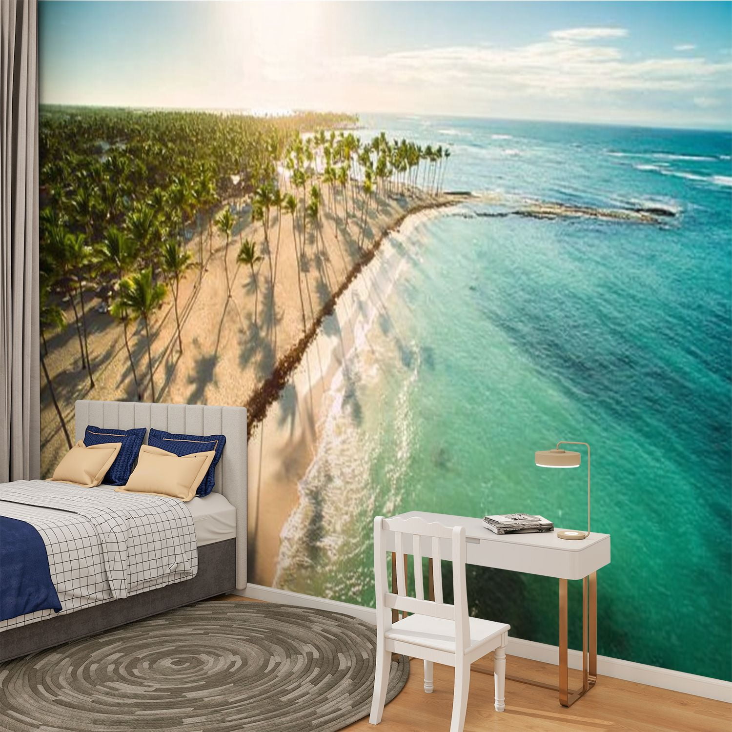 Peel and Stick Wallpaper Bathed sunlight Modern Art Wall Mural Decor Self Adhesive and Removable 100in x 144in