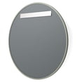 thumbnail image 4 of Better Bevel 30” x 30” Sage Green Rubber Framed Mirror | Round Bathroom Wall Mirror, 4 of 9