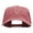 Wine, variant on Mini Buck Embroidered Unstructured Cotton Cap - Black OSFM